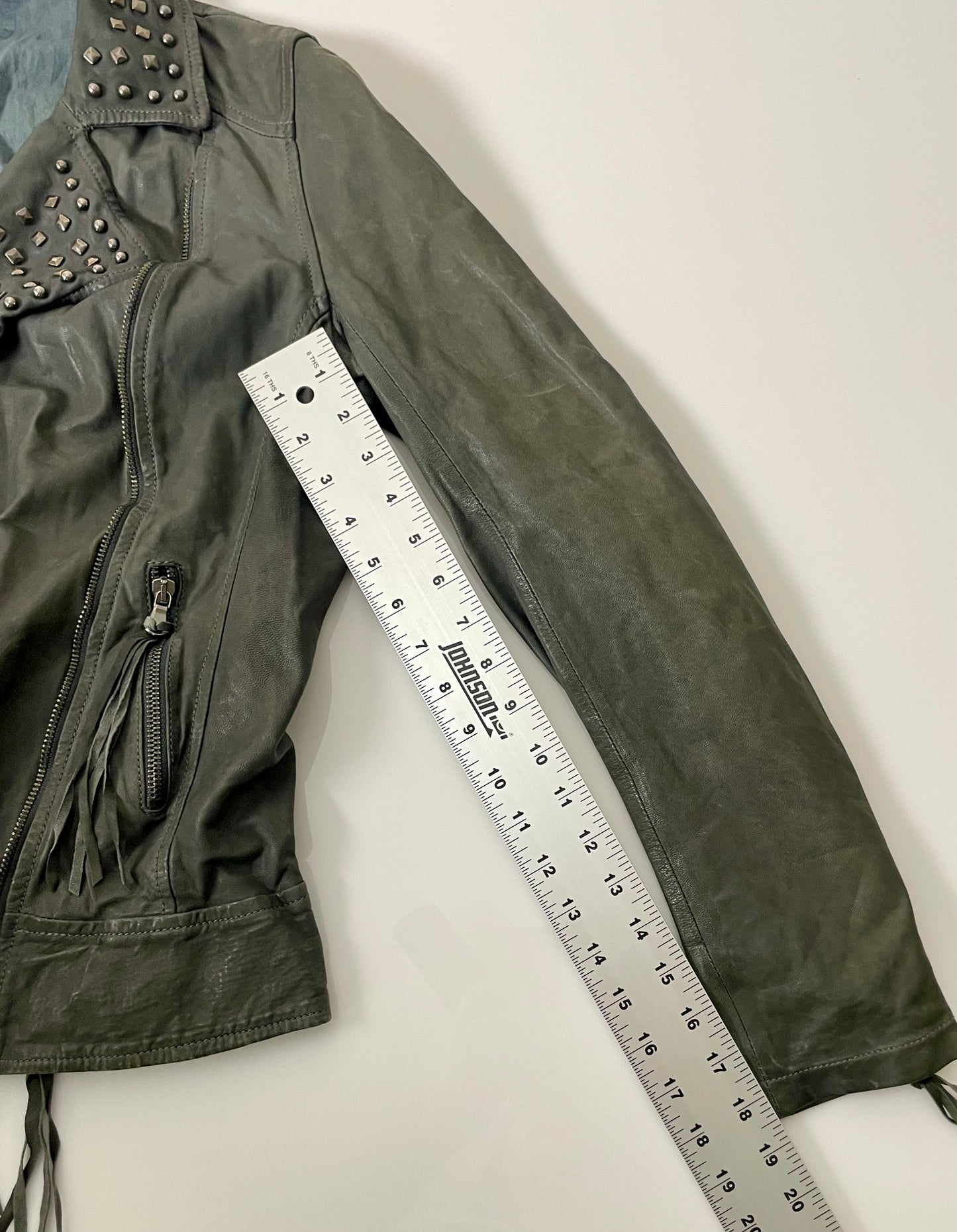 Wrap London Leather Jacket - Women L