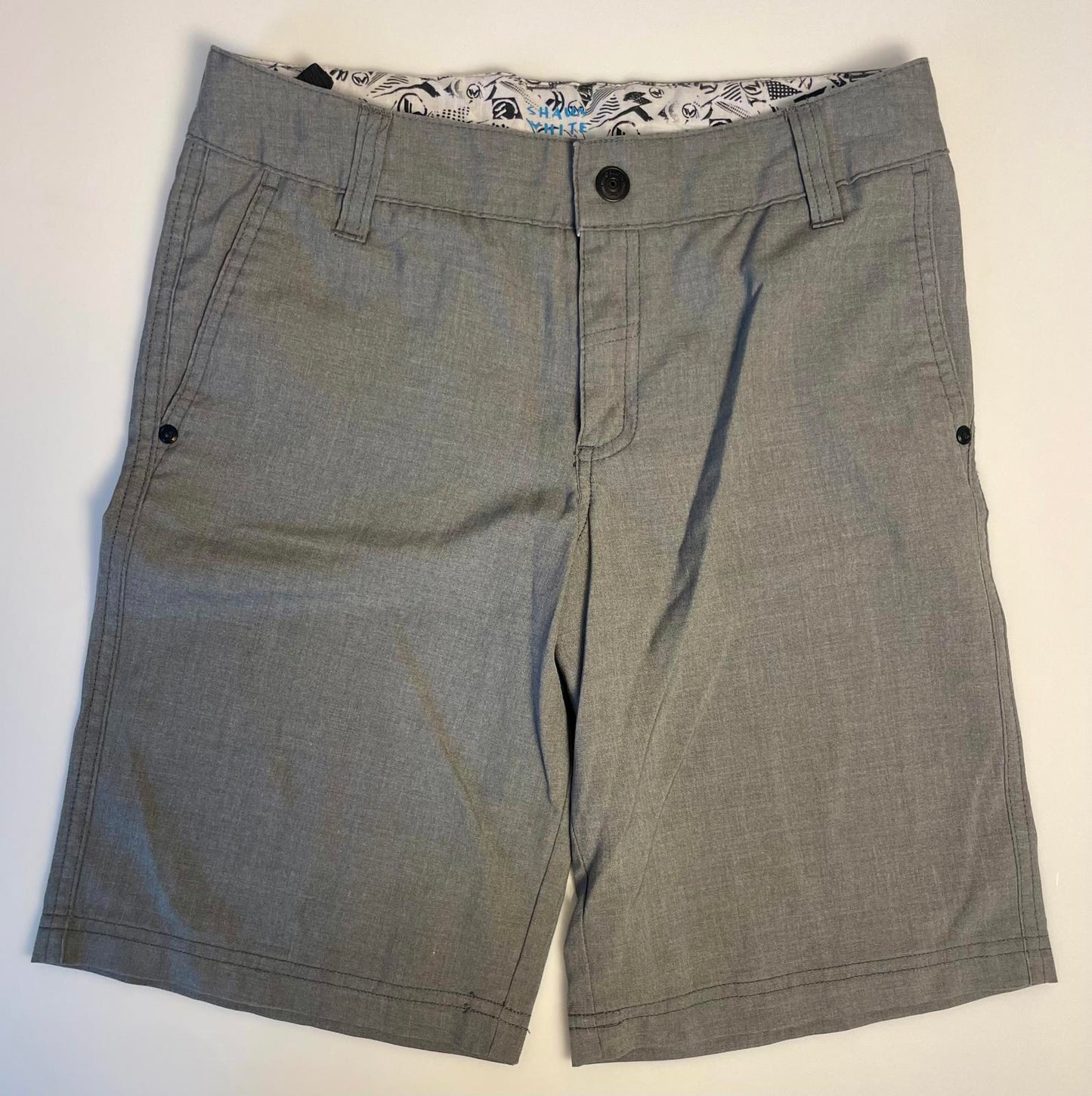 Shawn White Flat Front Short- Boys L 14