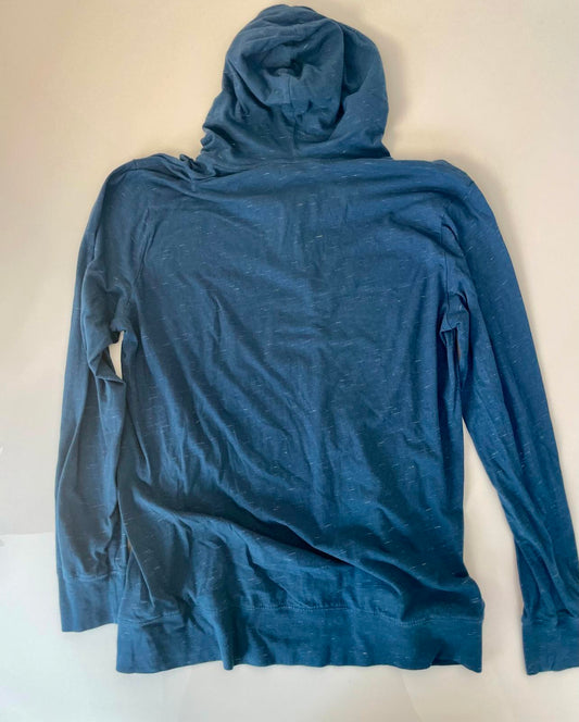 The Northface Blue Henley Hoodie - Men's XL