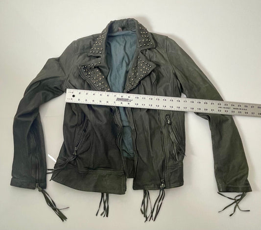 Wrap London Leather Jacket - Women L