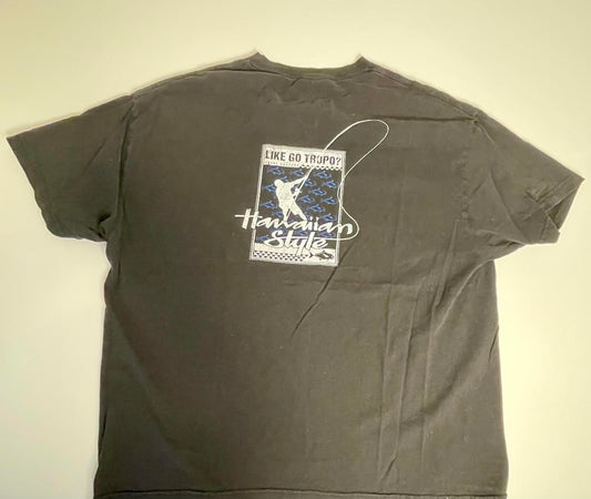 Hawaiian Style Fishing Logo Tee- Men XXL