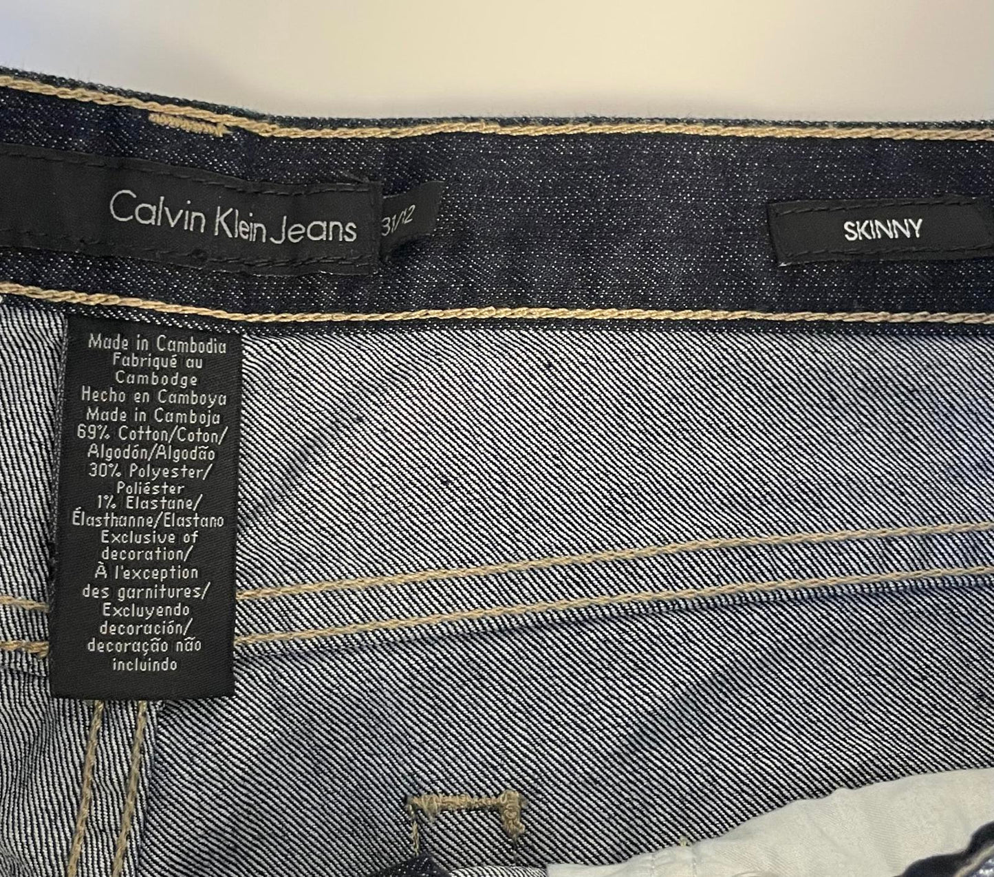Calvin Klein Dark Wash Skinny Jean- Women 31/12