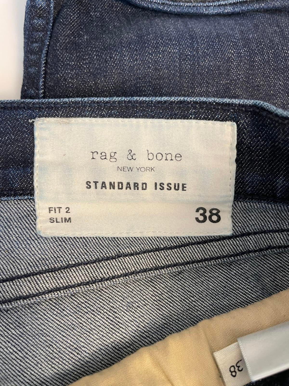 Rag & Bone Fit 2 Slim Dark Wash Jean- Men 38x30