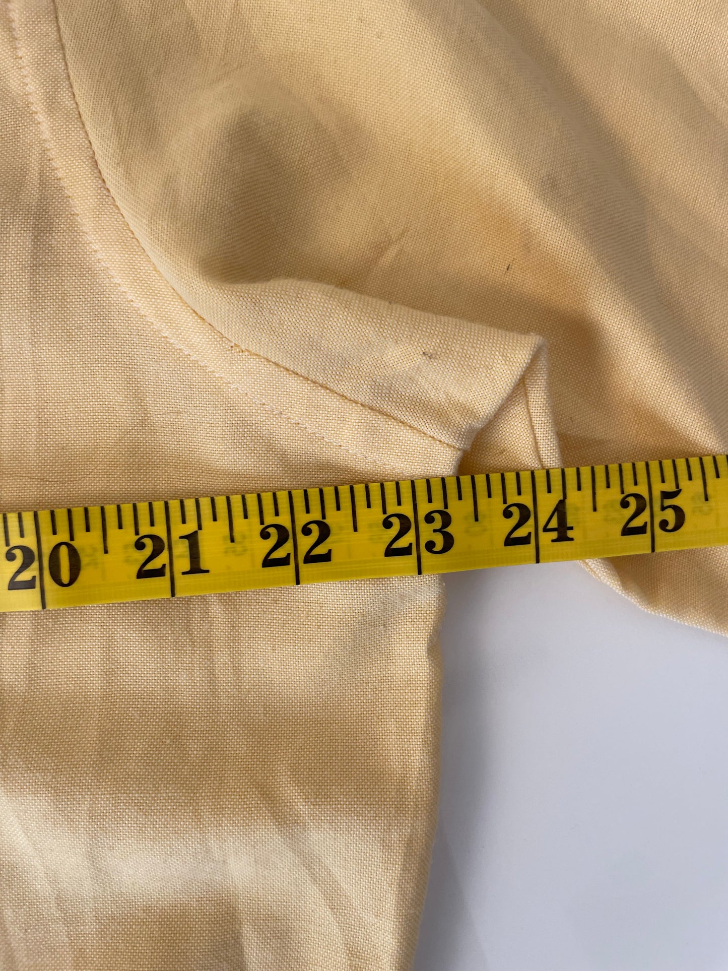 1970's Vintage Yellow Button Down