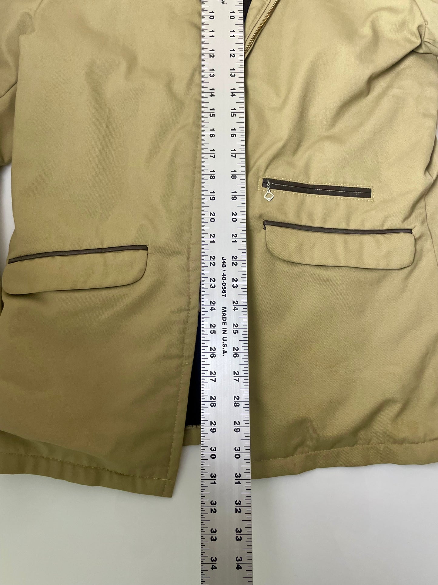Vintage Canvas Sherpa Jacket- Men Medium