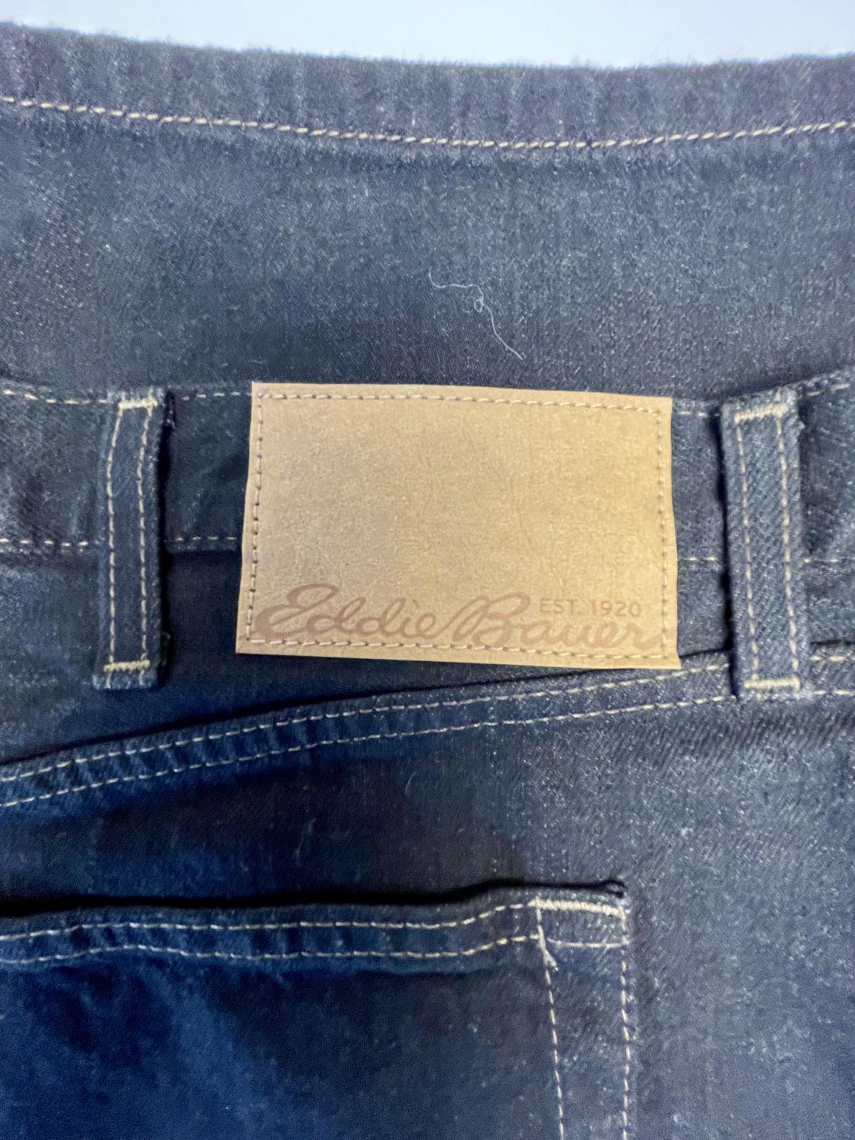 Eddie Bauer Dark Wash Relaxed Fit Jean- Men 40x32