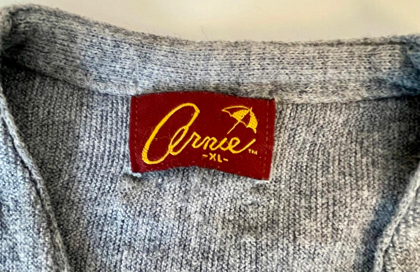 1980’s Vintage Arnie- Arnold Palmer Cardigan Sweater - Men XL
