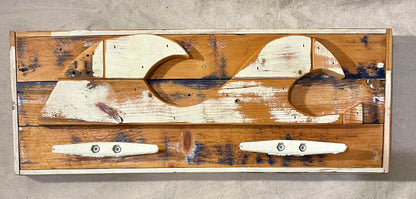 Upcycled Wave Towel Hanger