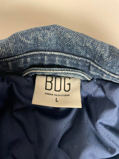 BDG Denim Letterman Jacket- Men S