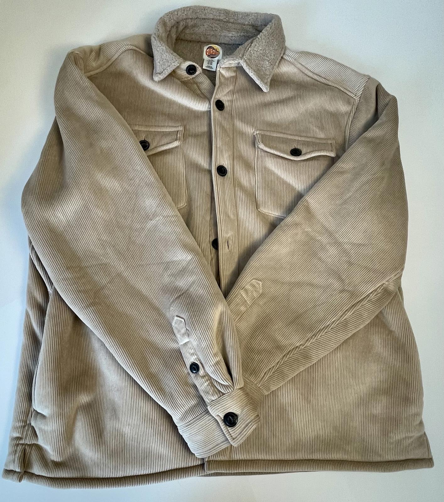 C&C California Sherpa Lined Corduroy Jacket- Men XXL