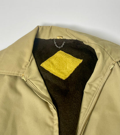 Vintage Canvas Sherpa Jacket- Men Medium