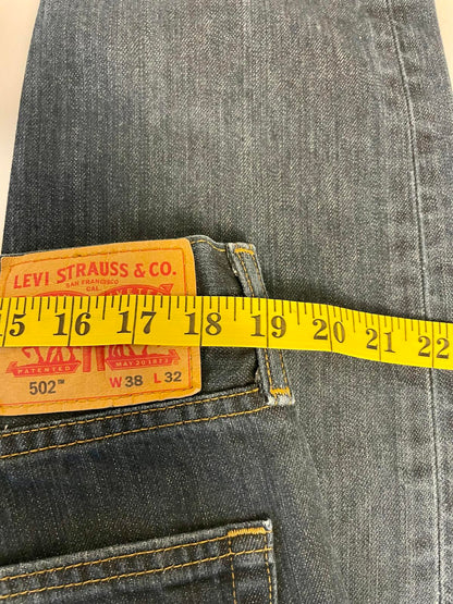 Levi’s 502 Dark Wash Jeans- Men 38x32