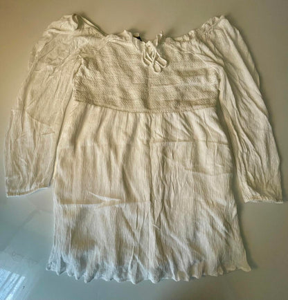 American Eagle Smocked Long Sleeve Dress - Women XL