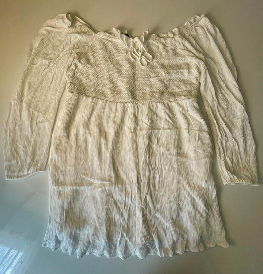 American Eagle Smocked Long Sleeve Dress - Women XL