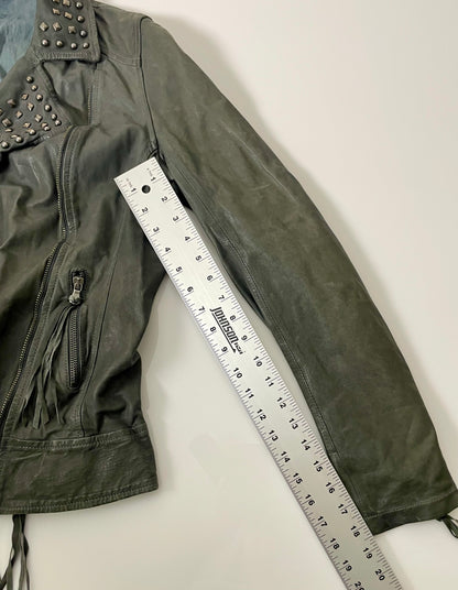 Wrap London Leather Jacket - Women L