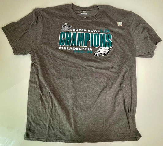 Fanatic Eagles Super Bowl 59 Champion Tee - Men XXL