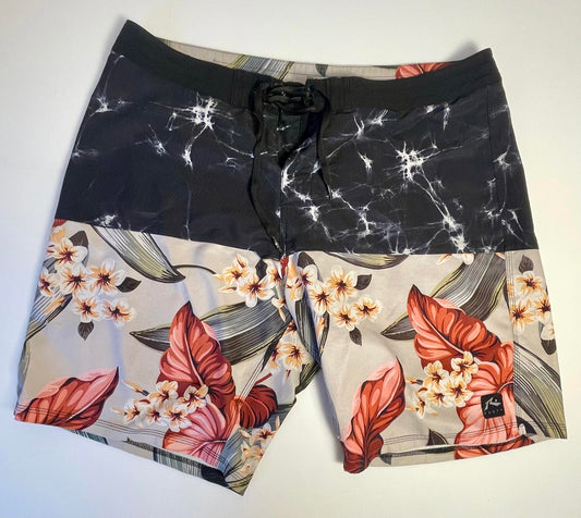 Rusty Y2K Flower Boardies - Men 38