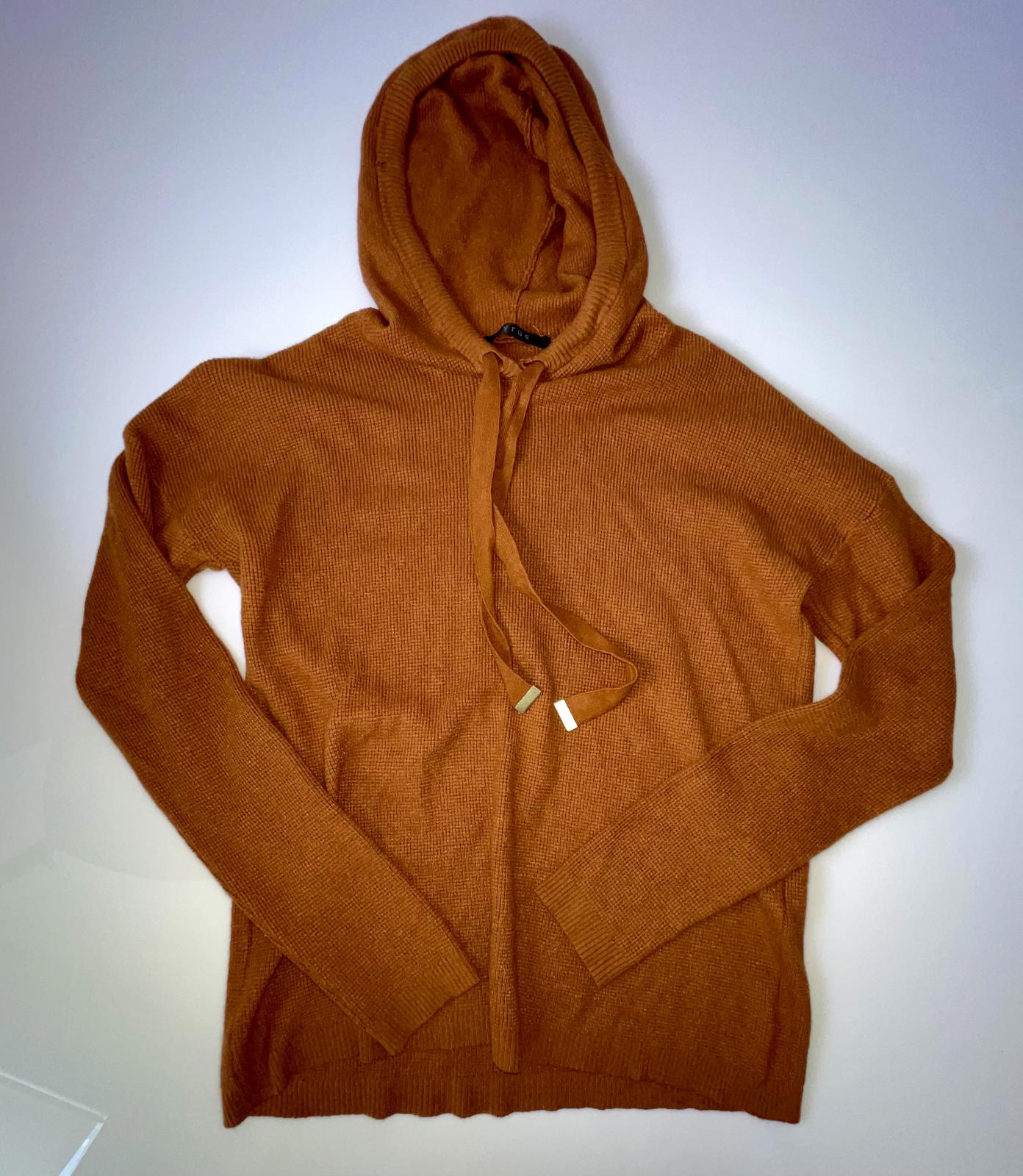 Cyrus Rust Knit Hoodie - Women S