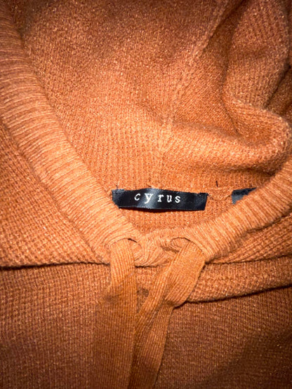 Cyrus Rust Knit Hoodie - Women S