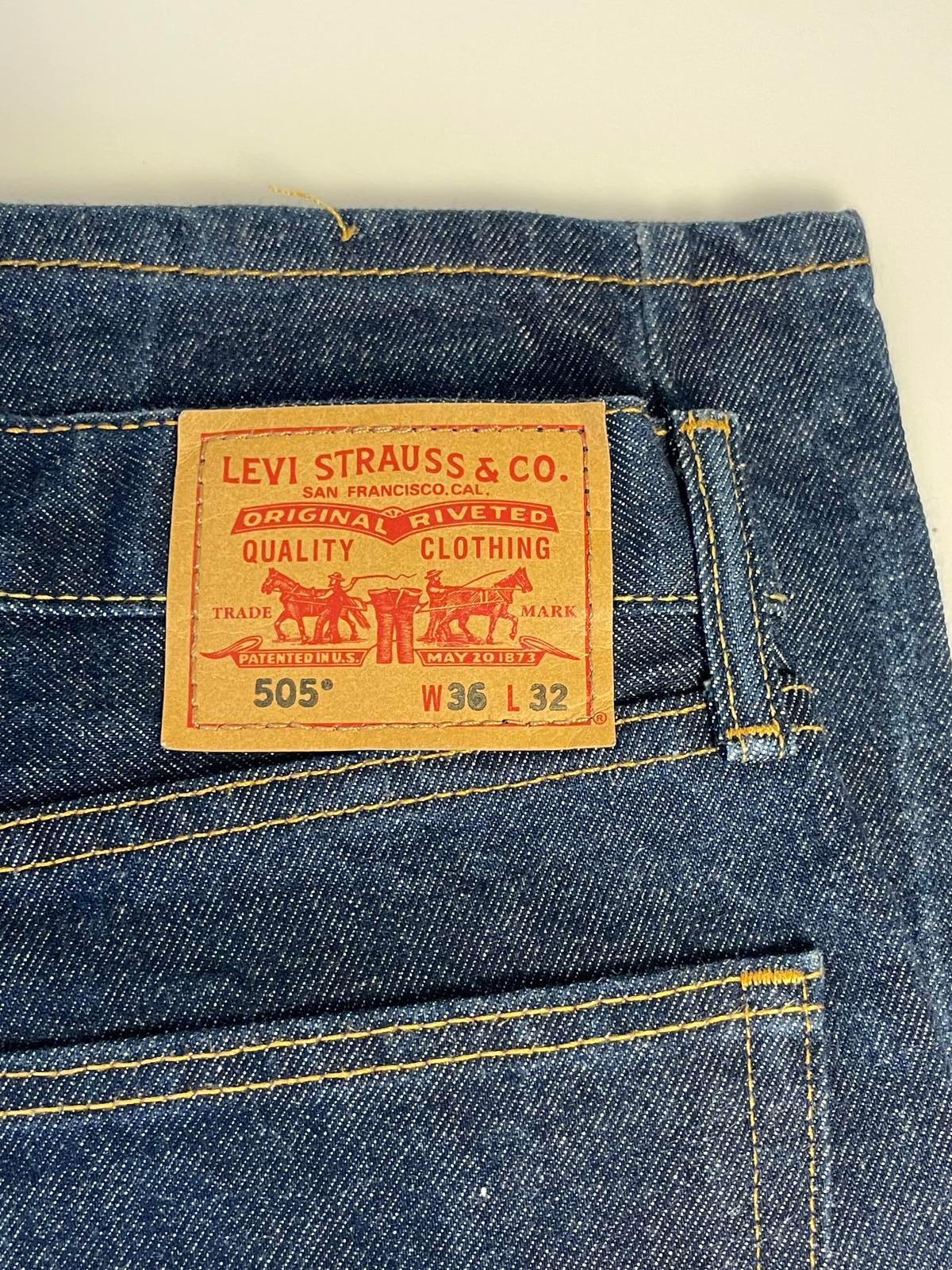 Levi’s 505 Regular Fit Blue Jean- Men 36x32