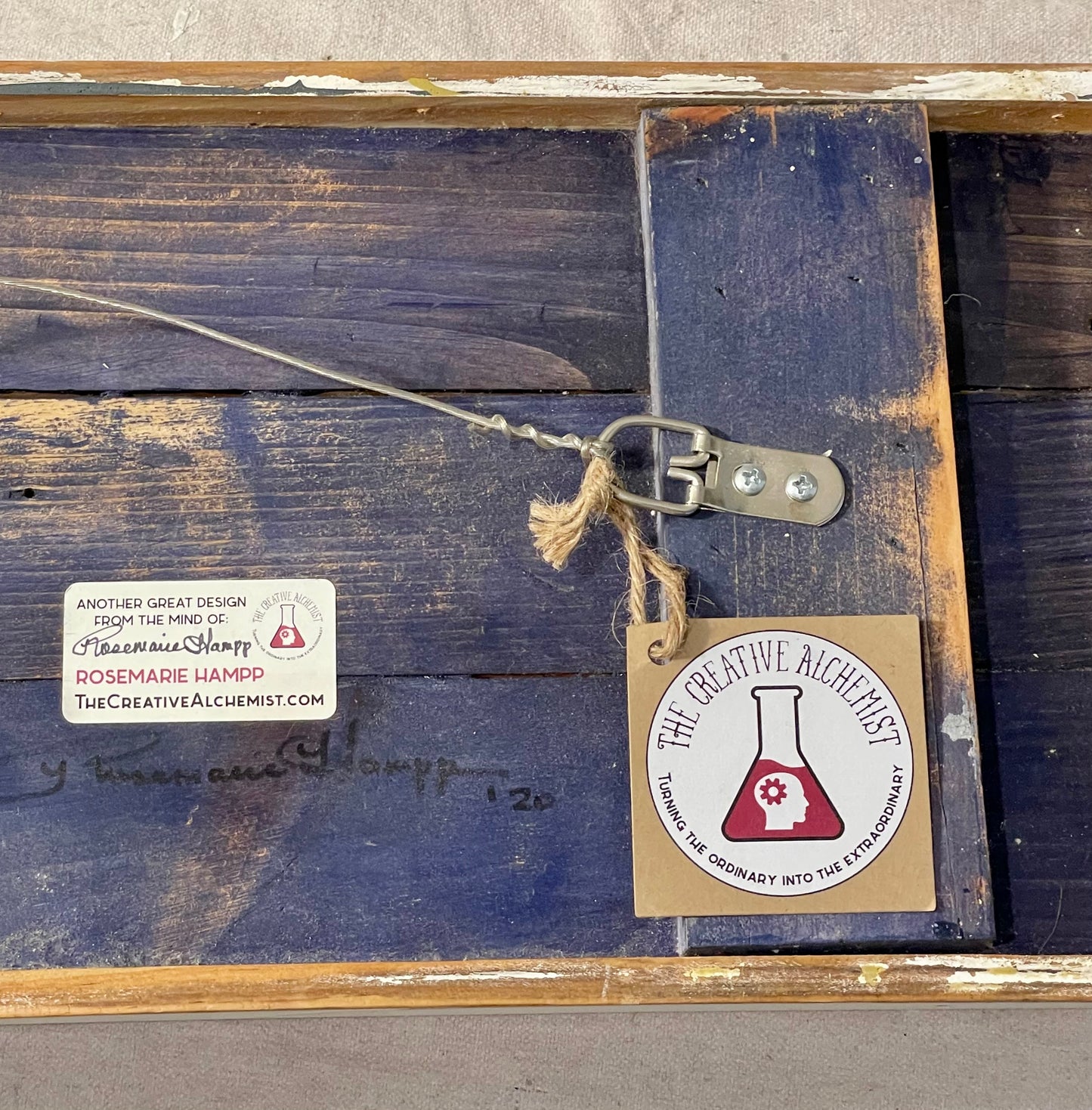 Upcycled Wave Towel Hanger