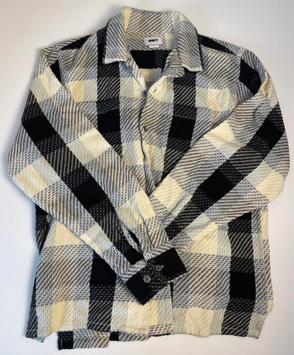 OBEY Bruce Woven Button Down- Men M
