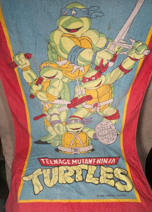1990 Teenage Mutant Ninja Turtles Beach Towel