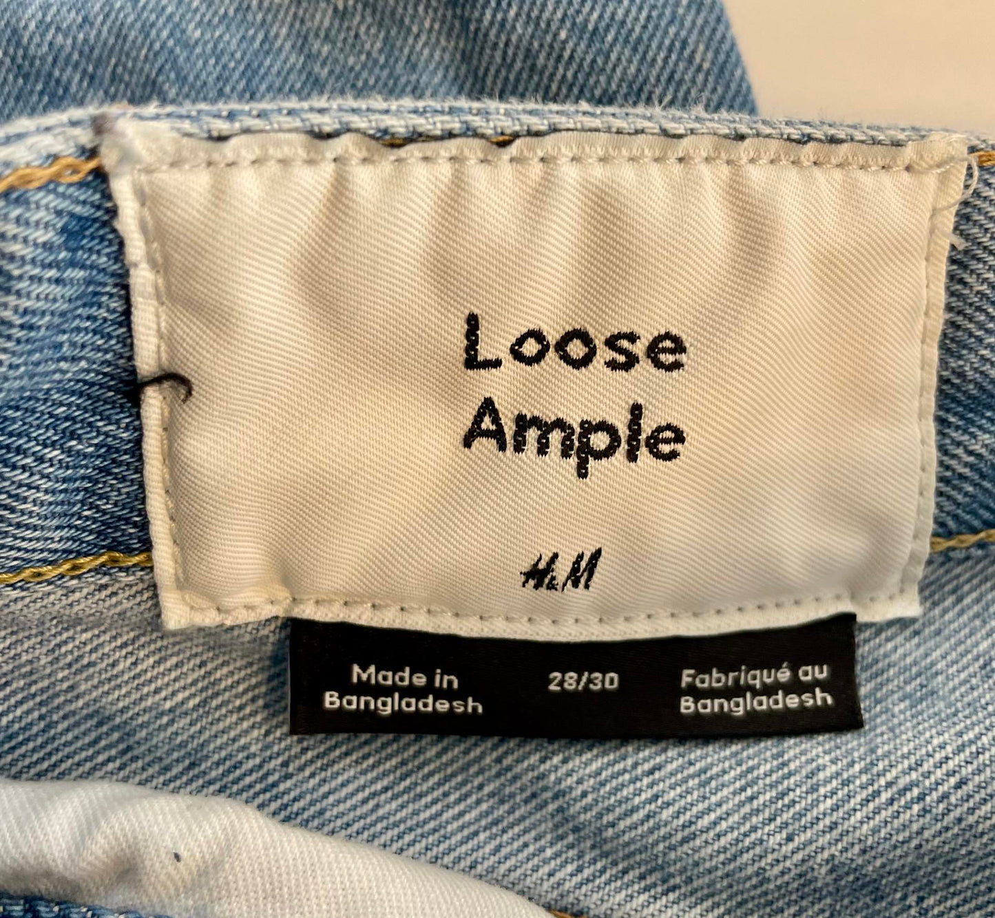 H&M Ample Loose Jeans- Men 28x30