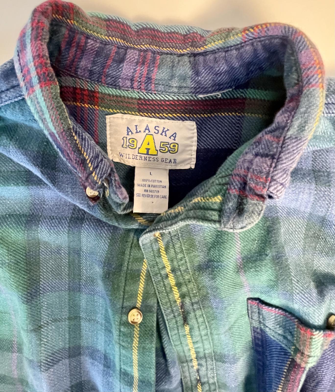 Alaska Wilderness Gear Vintage 90s Flannel- Men L