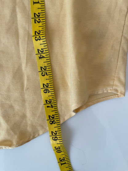 1970's Vintage Yellow Button Down