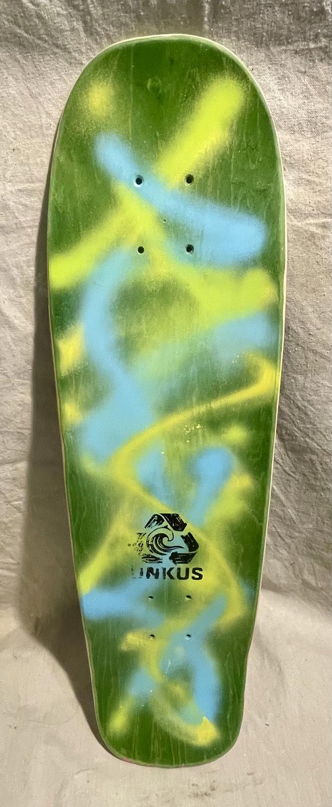 UNKUS Blue Unkle Jack- Upcycled Cruiser- 28.5”x 8”- 14.25” Wheelbase