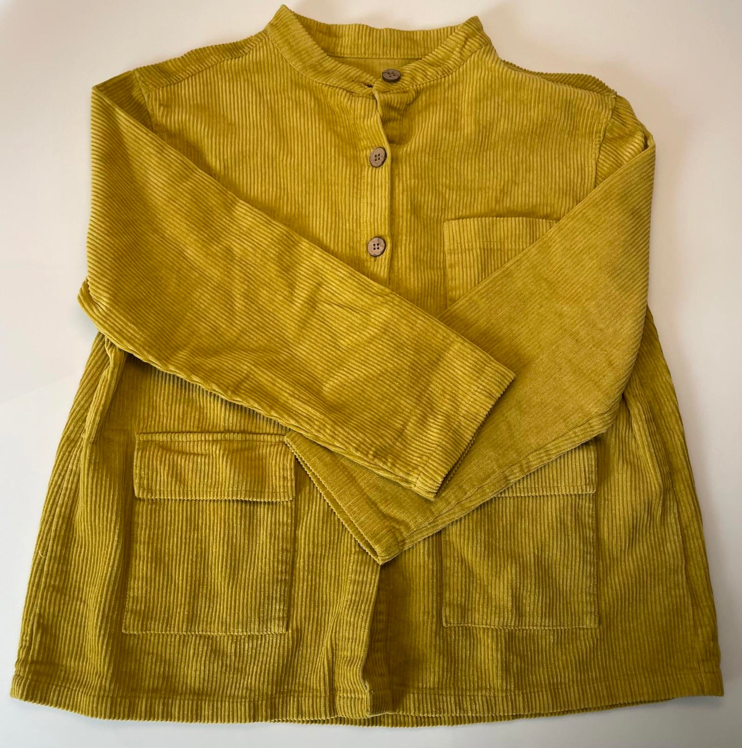 Oversized Corduroy Shirt Jacket- Women L