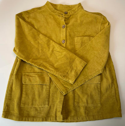 Oversized Corduroy Shirt Jacket- Women L