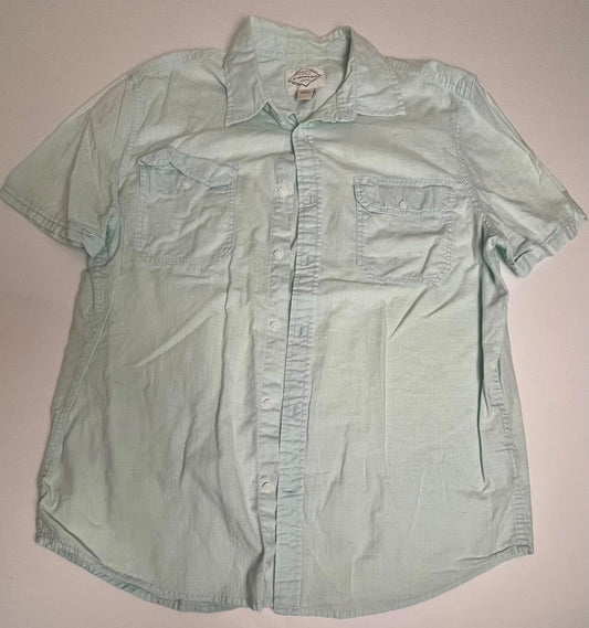 St. John’s Bay Teal Double Pocket Button Down - Men XL