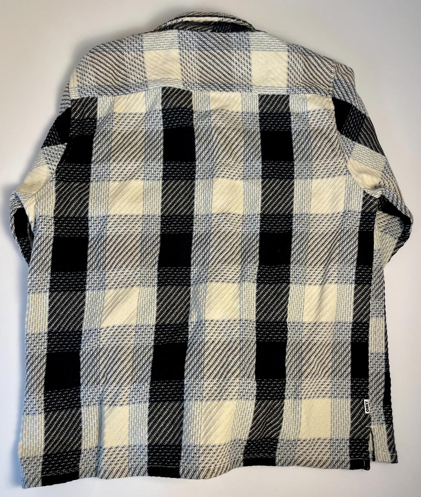 OBEY Bruce Woven Button Down- Men M