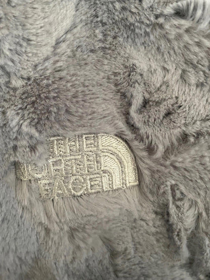 The North Face Girls Reversible Puffer Vest Mossbud Swirl Pink Gray Sz18 XL