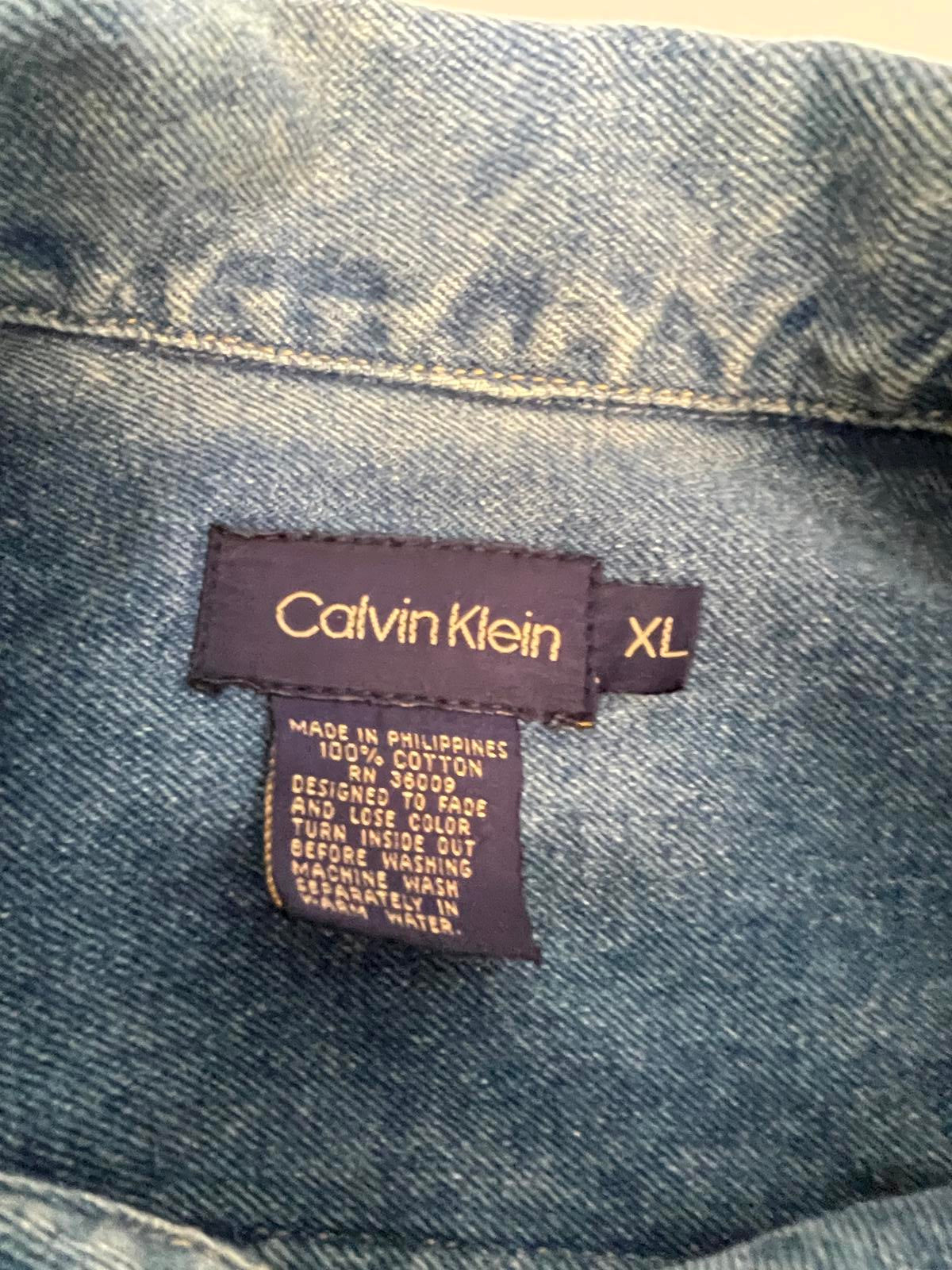 Calvin Klein Denim Jacket- Women XL