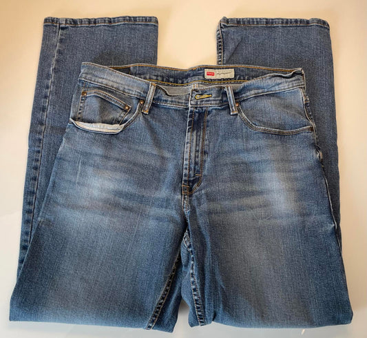 Wrangler Relaxed Boot Blue Jean - Men 32x30
