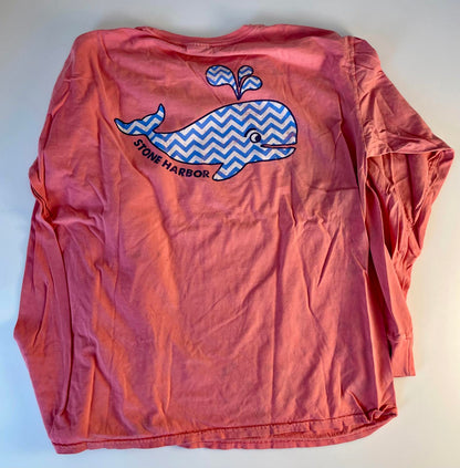 Pink Stone Harbor NJ Long Sleeve Tee