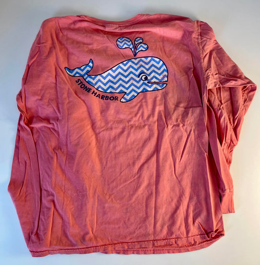 Pink Stone Harbor NJ Long Sleeve Tee