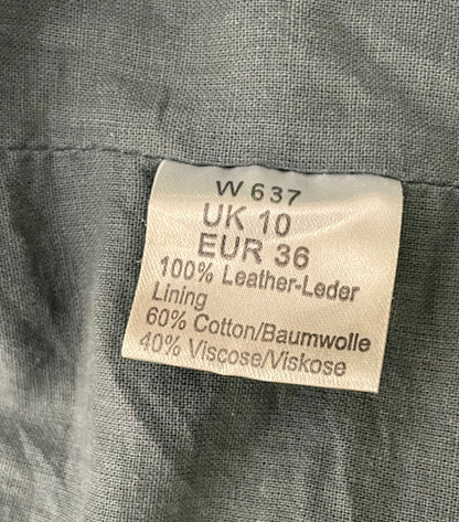 Wrap London Leather Jacket - Women L