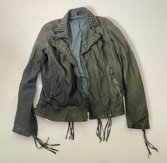 Wrap London Leather Jacket - Women L