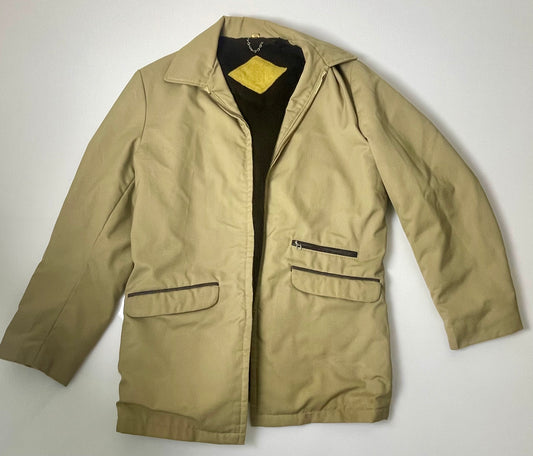 Vintage Canvas Sherpa Jacket- Men Medium