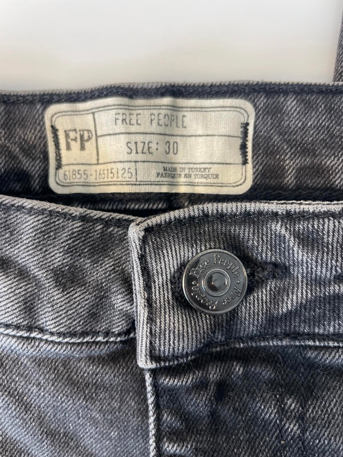 Free People Clean Girlfriend Straight Leg Jeans- Women 30