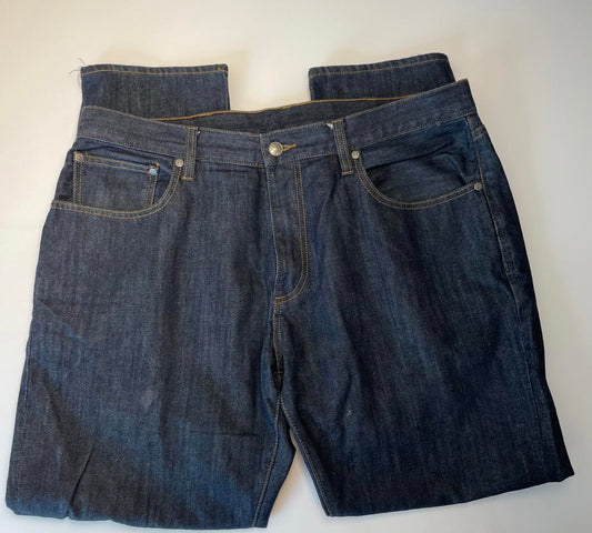 Brooks Brothers Dark Wash Relaxed Fit Jean- Men 38x30