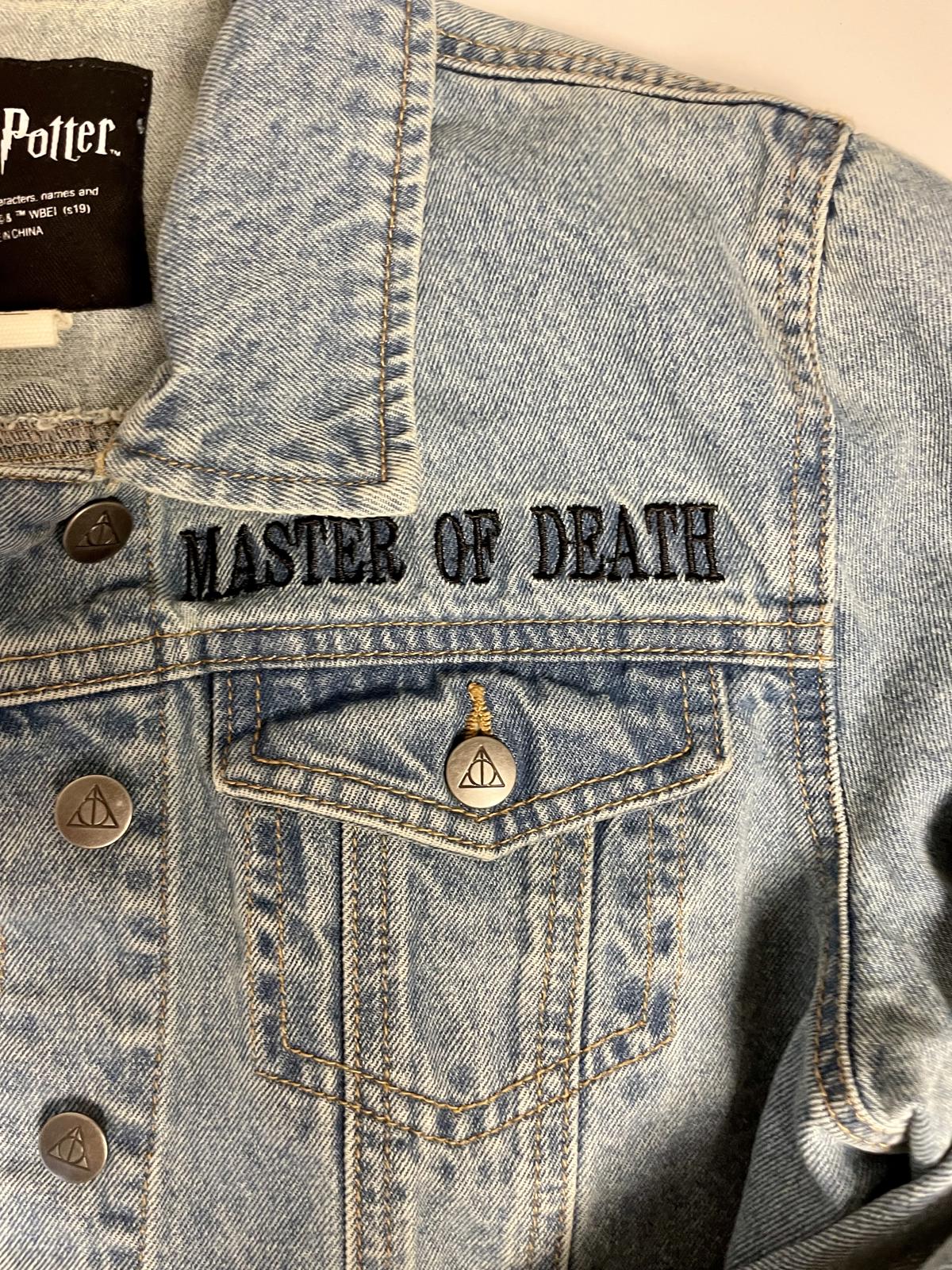 Harry Potter Deathly Hollows Denim Jacket- Women S