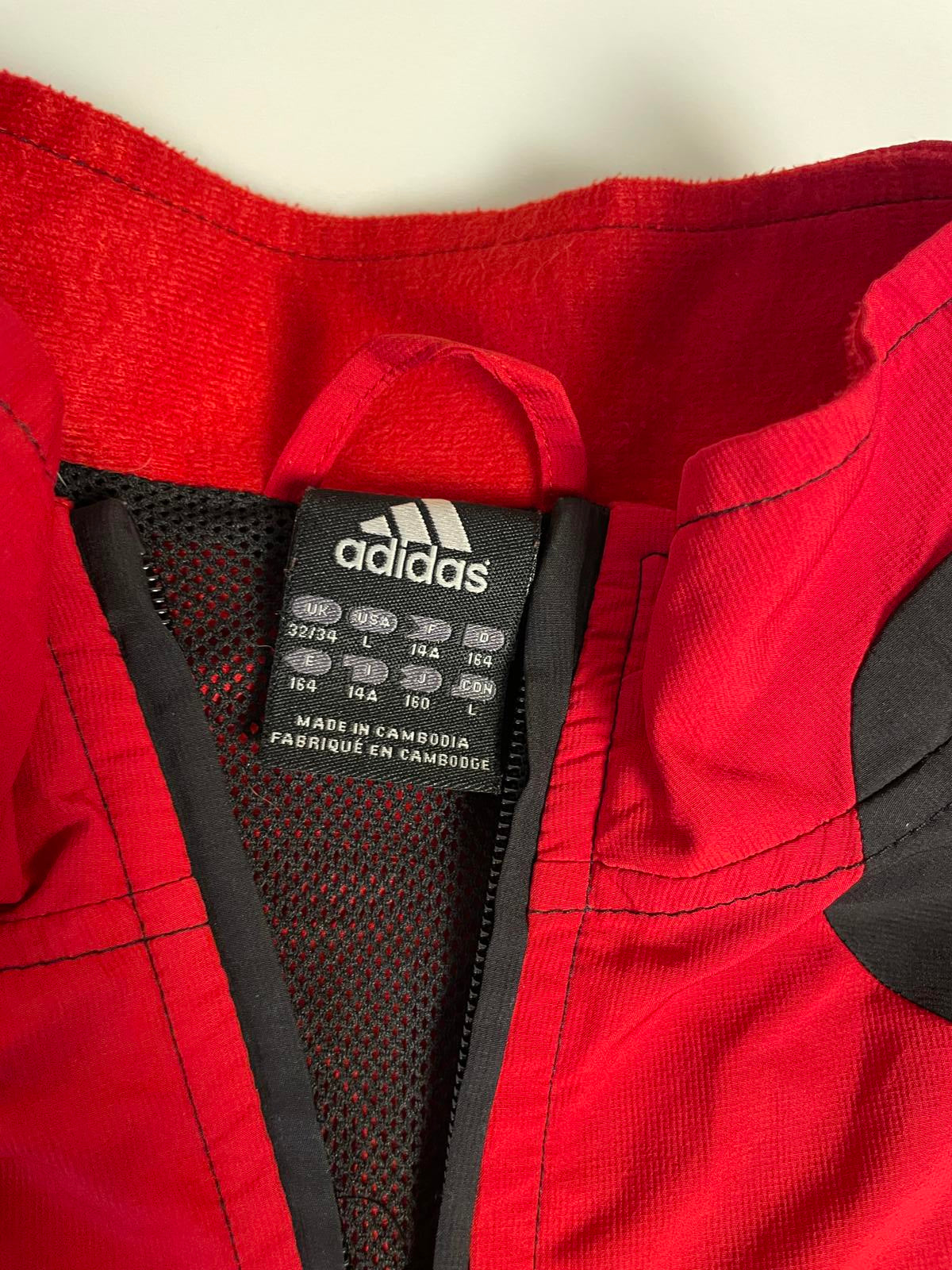 ADIDAS Vintage Windbreaker- Youth L