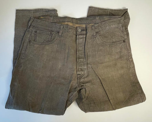 Vintage Levi’s 501 Y2K Gray Jean- Men 40x30