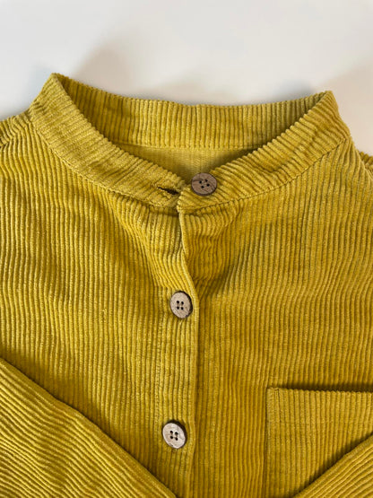 Oversized Corduroy Shirt Jacket- Women L