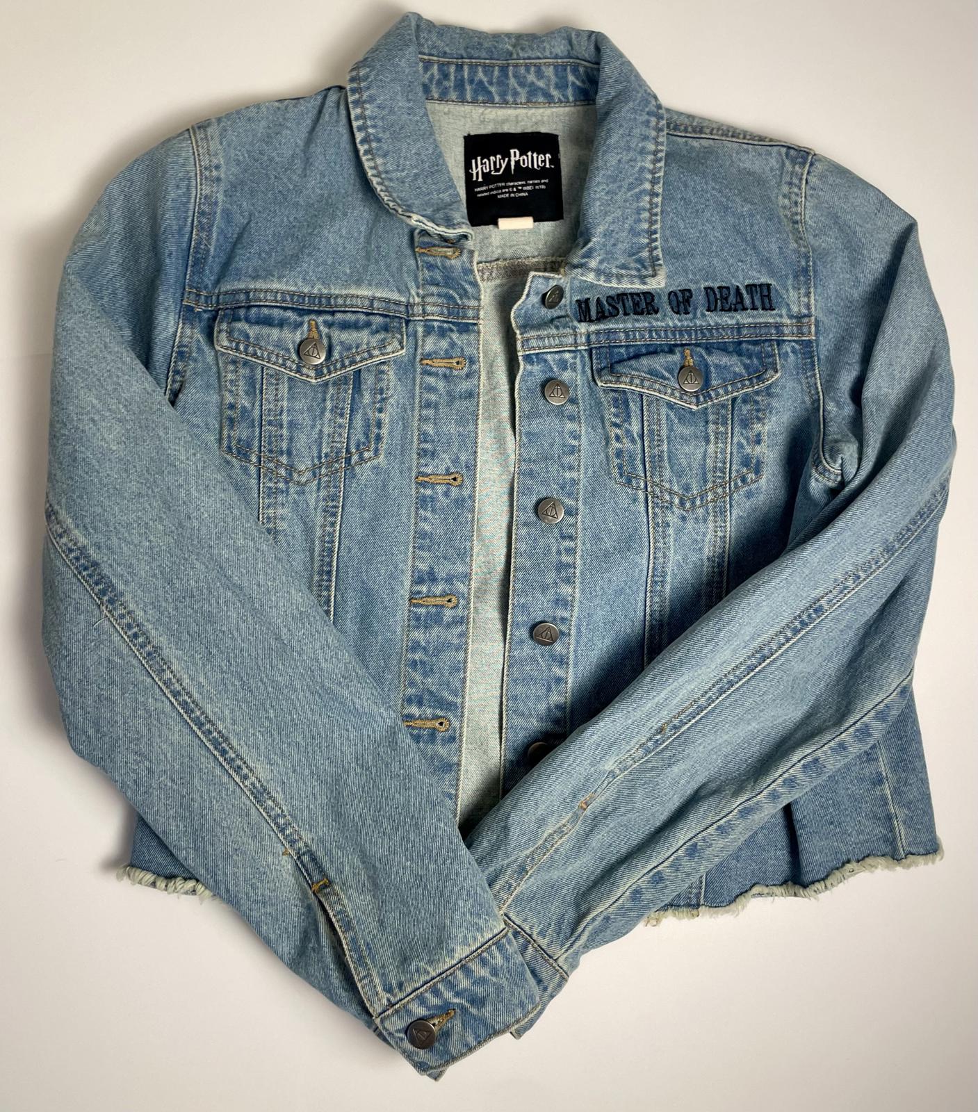 Harry Potter Deathly Hollows Denim Jacket- Women S